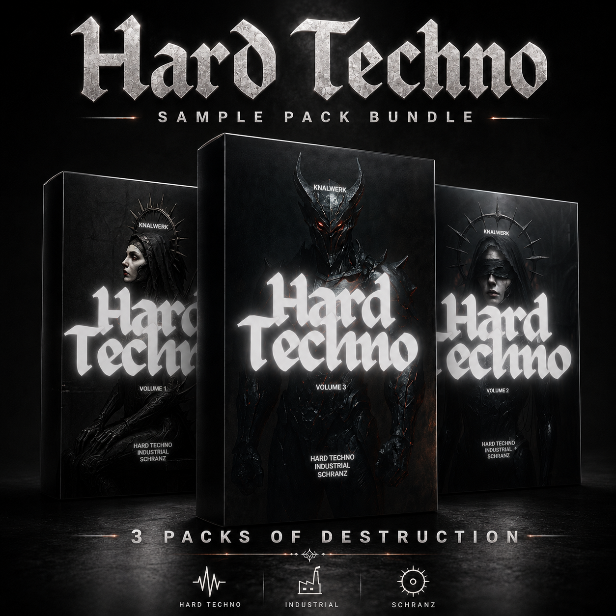 HARD TECHNO SAMPLE PACK BUNDLE | 2+1 FREE